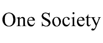 ONE SOCIETY
