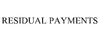RESIDUAL PAYMENTS