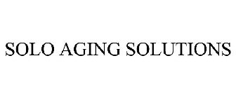 SOLO AGING SOLUTIONS