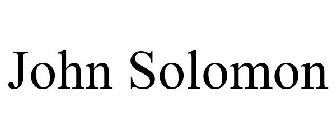 JOHN SOLOMON