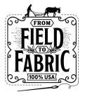 FROM FIELD TO FABRIC 100% USA