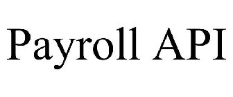 PAYROLL API