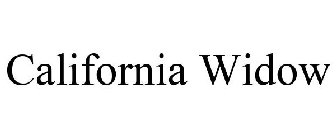 CALIFORNIA WIDOW
