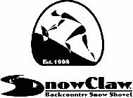 SNOWCLAW BACKCOUNTRY SNOW SHOVEL EST. 1998