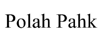 POLAH PAHK
