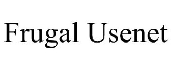 FRUGAL USENET