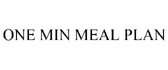 ONE MIN MEAL PLAN