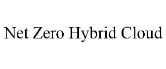 NET ZERO HYBRID CLOUD