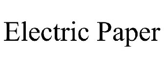 ELECTRIC PAPER