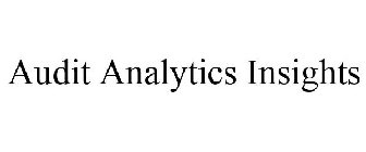 AUDIT ANALYTICS INSIGHTS