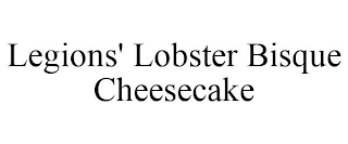 LEGIONS' LOBSTER BISQUE CHEESECAKE