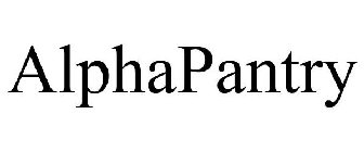 ALPHAPANTRY