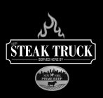 THE STEAK TRUCK SERVED HERE BY NEW YORK PRIME BEEF