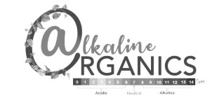 @LKALINE ORGANICS, NUMBERS 1-14 PH, ACIDIC, NEUTRAL, ALKALINE