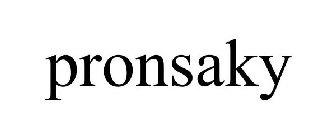 PRONSAKY