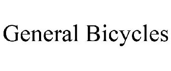 GENERAL BICYCLES