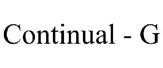 CONTINUAL - G