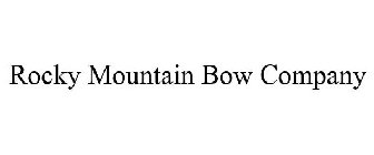 ROCKY MOUNTAIN BOW COMPANY