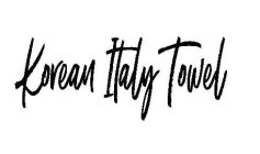 KOREAN ITALY TOWEL