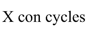 X CON CYCLES