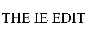 THE IE EDIT