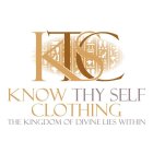 KTSC KNOW THY SELF CLOTHING THE KINGDOM OF DIVINE US WITHIN.