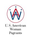 AW U. S. AMERICAN WOMAN PAGEANTS