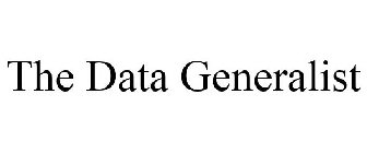 THE DATA GENERALIST