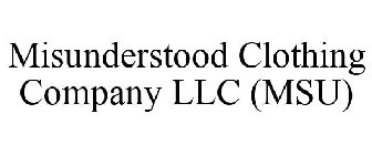 MISUNDERSTOOD CLOTHING COMPANY LLC (MSU)