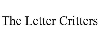 THE LETTER CRITTERS
