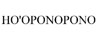 HO'OPONOPONO