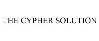 THE CYPHER SOLUTION