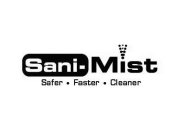 SANI-MIST SAFER · FASTER · CLEANER