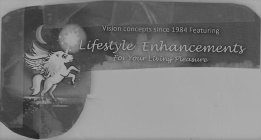 VISION CONCEPTS SINCE 1984 FEATURING LIFESTYLE ENHANCEMENTS FOR YOUR LIVING PLEASURE