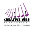 CREATIVE VIBE PRODUCTIONS...CREATING NEW VIBES IN MUSIC.