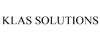 KLAS SOLUTIONS