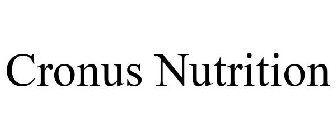 CRONUS NUTRITION