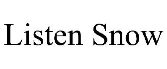 LISTEN SNOW