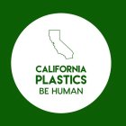 CALIFORNIA PLASTICS BE HUMAN
