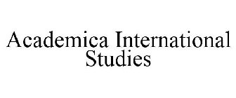 ACADEMICA INTERNATIONAL STUDIES