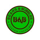 · BEANS & BUBBLES ·B&B CUSTOM CAFFEINE