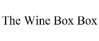 THE WINE BOX BOX