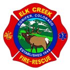 ELK CREEK FIRE-RESCUE CONIFER, COLORADO ESTABLISHED 1948