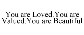 YOU ARE LOVED.YOU ARE VALUED.YOU ARE BEAUTIFUL