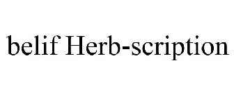 BELIF HERB-SCRIPTION