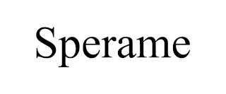 SPERAME