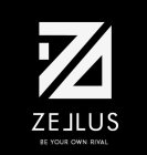 ZELLUS BE YOUR OWN RIVAL