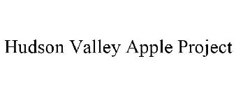 HUDSON VALLEY APPLE PROJECT