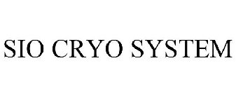 SIO CRYO SYSTEM