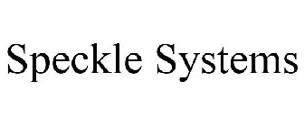 SPECKLE SYSTEMS